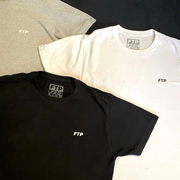 FTP | Shirts | Ftp X Proclub 3 Pack Bundle | Poshmark